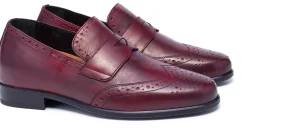 Uomo GUIDOMAGGI Penny Loafers>Luxemburg - Mocassini con rialzo in Pelle Pieno Fiore Fino a 8 cm più alto
