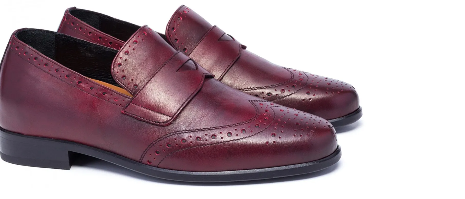 luxemburg__mocassini_con__0.webp Uomo GUIDOMAGGI Penny Loafers>Luxemburg - Mocassini con rialzo in Pelle Pieno Fiore Fino a 8 cm più alto