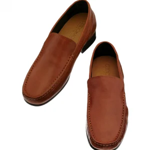 Uomo GUIDOMAGGI Cordovan | Classici>Luxor - Mocassini scarpe rialzanti in Pelle Cordovan da 6 a 8 cm più alto