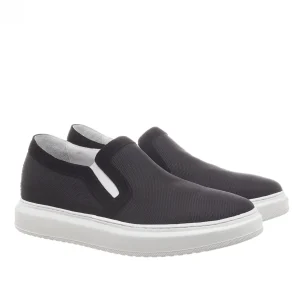 Uomo GUIDOMAGGI Slip-on>Maho Beach - Slip-On con rialzo in Mix Pelle Tessuto Fino a 6.5 cm più alto