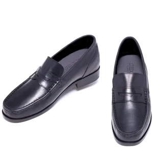 Uomo GUIDOMAGGI Cordovan | Penny Loafers>Marocco - Mocassini scarpe rialzanti in Pelle Cordovan da 6 a 8 cm più alto