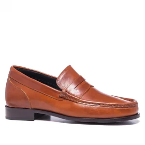 Uomo GUIDOMAGGI Cordovan | Penny Loafers>Marrakech - Mocassini scarpe rialzanti in Pelle Cordovan da 6 a 8 cm più alto