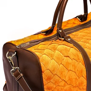 GUIDOMAGGI Borse & Zaini>Matisse - borsa da viaggio di lusso in Pelle  di Piracucu Realizzata a mano