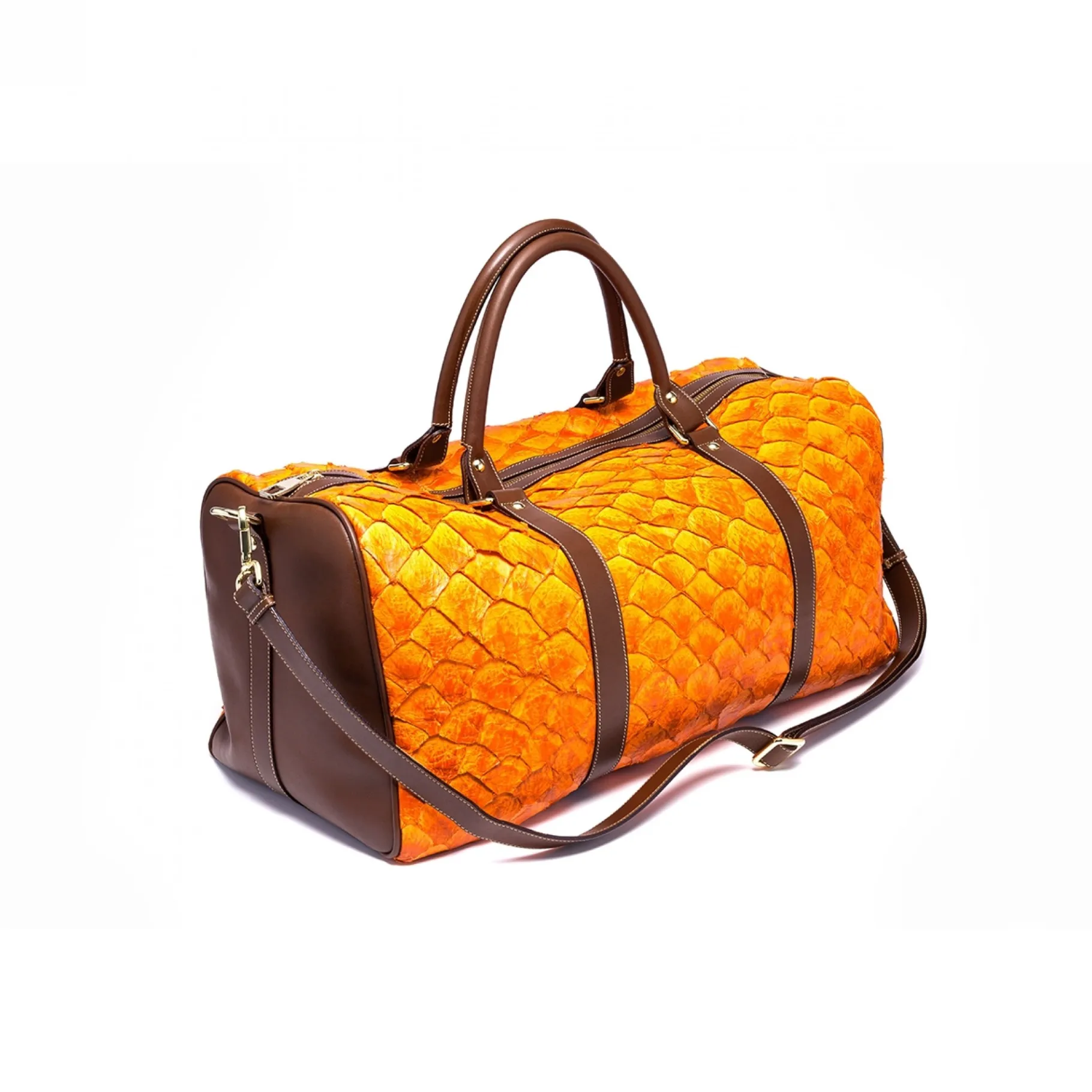 matisse__borsa_da_viaggio_2.webp GUIDOMAGGI Borse & Zaini>Matisse - borsa da viaggio di lusso in Pelle di Piracucu Realizzata a mano