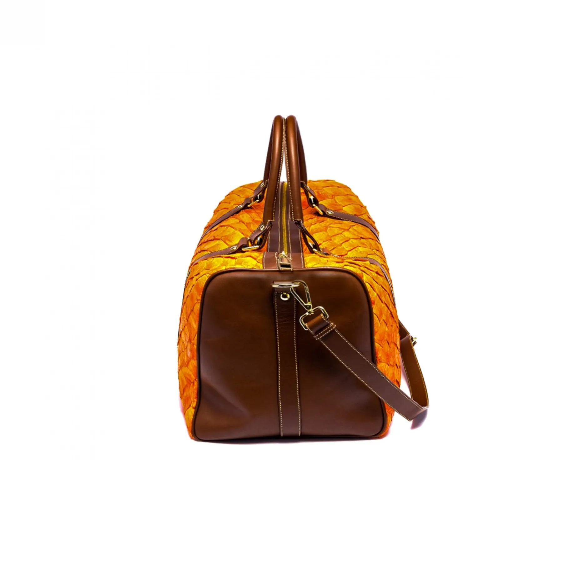 matisse__borsa_da_viaggio_3.webp GUIDOMAGGI Borse & Zaini>Matisse - borsa da viaggio di lusso in Pelle di Piracucu Realizzata a mano