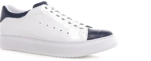 Uomo GUIDOMAGGI Scarpe In Pelle Esotica | Sneakers>Mediterraneo - Sneakers con rialzo da uomo in Pelle fino a 8 cm più alto