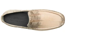 Uomo GUIDOMAGGI Scarpe In Pelle Esotica>Menton - Mocassini da uomo con rialzo in Pelle Coccodrillo fino a 6,5 cm più alto