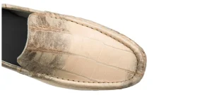 Uomo GUIDOMAGGI Scarpe In Pelle Esotica>Menton - Mocassini da uomo con rialzo in Pelle Coccodrillo fino a 6,5 cm più alto