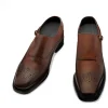 Uomo GUIDOMAGGI Fibbie>Michigan - Classiche scarpe fibbia con rialzo in Pelle Pieno Fiore da 6 a 8 cm più alto