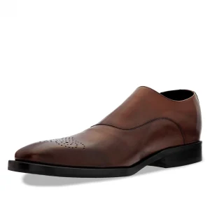 Uomo GUIDOMAGGI Fibbie>Michigan - Classiche scarpe fibbia con rialzo in Pelle Pieno Fiore da 6 a 8 cm più alto