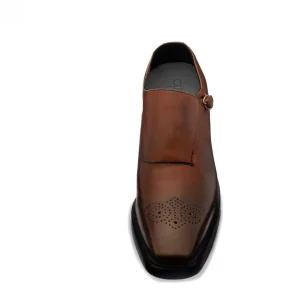 Uomo GUIDOMAGGI Fibbie>Michigan - Classiche scarpe fibbia con rialzo in Pelle Pieno Fiore da 6 a 8 cm più alto