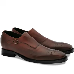 Uomo GUIDOMAGGI Fibbie>Michigan - Classiche scarpe fibbia con rialzo in Pelle Pieno Fiore da 6 a 8 cm più alto