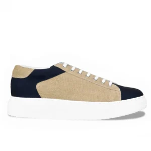 Uomo GUIDOMAGGI Sneakers>Milos - sneakers con rialzo in Tessuto da 6 a 8 cm più alto