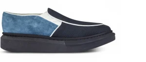 Uomo GUIDOMAGGI Slip-on>Molokai - scarpe con rialzo in Mix Pelle/Tessuto fino a 6 cm più alto