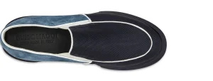 Uomo GUIDOMAGGI Slip-on>Molokai - scarpe con rialzo in Mix Pelle/Tessuto fino a 6 cm più alto