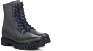 Uomo GUIDOMAGGI Scarpe In Pelle Esotica | Anfibi>Monaco - Stivali  con rialzo in Mix Pelle da 6 a 10 cm più alto