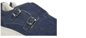 Uomo GUIDOMAGGI Slip-on>Mosman - Slip on rialzante da uomo in Tessuto Denim fino a 7 cm più alto