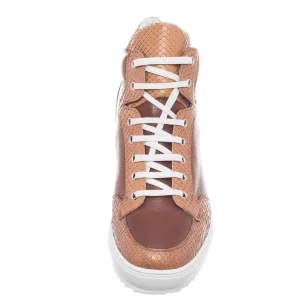 Uomo GUIDOMAGGI Scarpe In Pelle Esotica | Sneakers>Nairobi - Sneakers con rialzo in Mix Pelle da 6 a 10 cm più alto