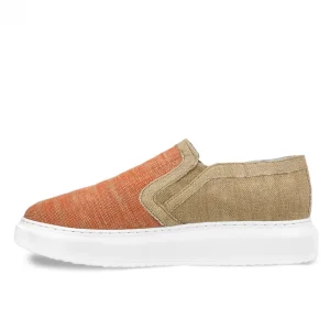 Uomo GUIDOMAGGI Slip-on>Nakupenda -Slip-on con rialzo in Tessuto fino a 6 cm più alto