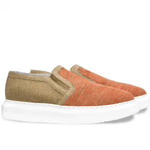 Uomo GUIDOMAGGI Slip-on>Nakupenda -Slip-on con rialzo in Tessuto fino a 6 cm più alto