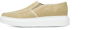 Uomo GUIDOMAGGI Slip-on>Namu -slip on con rialzo in Mix Pelle/Tessuto fino a 6 cm più alto