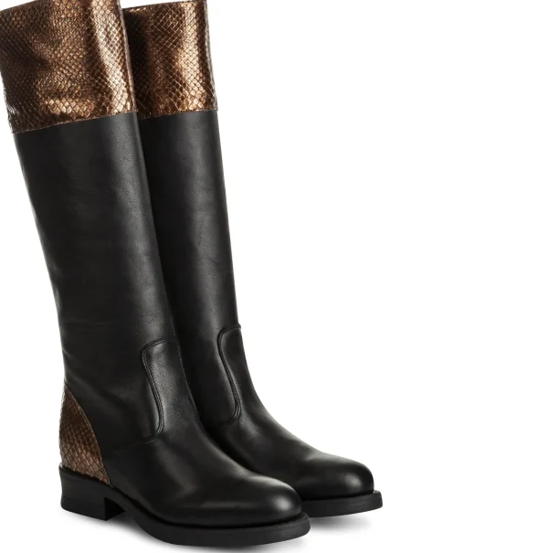 Donna GUIDOMAGGI Scarpe Donna>Nashua - scarpe con rialzo in Mix Pelle Da 6 a 8 cm più alto