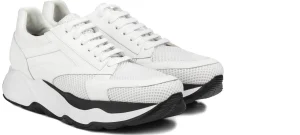 Uomo GUIDOMAGGI Sneakers>Nevers - Sneakers con rialzo interno da uomo in Mix Pelle fino a 11 cm più alto