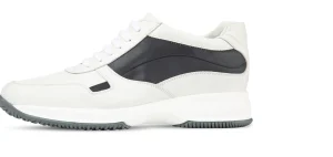 Uomo GUIDOMAGGI Sneakers>Newcastle - Sneakers uomo con rialzo interno in Pelle Pieno Fiore da 6 a 10 cm più alto