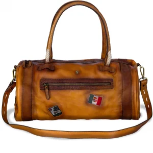 GUIDOMAGGI Pratesi Bags>Nordkapp - Borsone da viaggio Sporty Chic in vera pelle