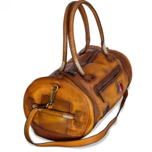 GUIDOMAGGI Pratesi Bags>Nordkapp - Borsone da viaggio Sporty Chic in  vera pelle