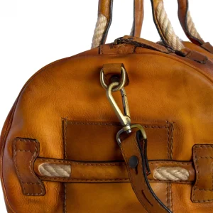 GUIDOMAGGI Pratesi Bags>Nordkapp - Borsone da viaggio Sporty Chic in vera pelle