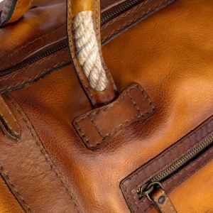 GUIDOMAGGI Pratesi Bags>Nordkapp - Borsone da viaggio Sporty Chic in vera pelle
