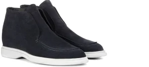 Uomo GUIDOMAGGI Polacchine>Northbridge - Polacchini con rialzo da uomo in Pelle Scamosciata da 6 a 8 cm più alto