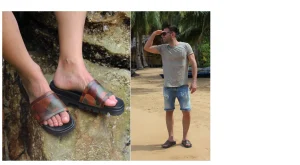 Uomo GUIDOMAGGI Ciabatte>Nosy Be -sandalo con rialzo in Pelle fino a 6 cm più alto
