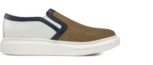 Uomo GUIDOMAGGI Slip-on>Oahu - scarpe con rialzo in Mix Pelle/Tessuto fino a 6 cm più alto