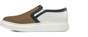 Uomo GUIDOMAGGI Slip-on>Oahu - scarpe con rialzo in Mix Pelle/Tessuto fino a 6 cm più alto