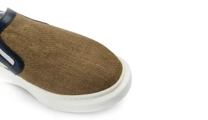 Uomo GUIDOMAGGI Slip-on>Oahu - scarpe con rialzo in Mix Pelle/Tessuto fino a 6 cm più alto