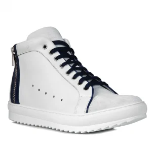 Uomo GUIDOMAGGI Sneakers>Olympia - sneakers con rialzo in Mix Pelle Da 6 a 8 cm più alto