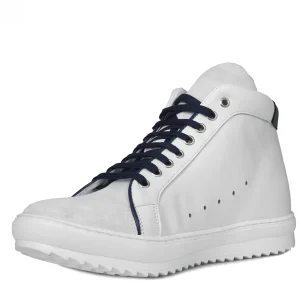 Uomo GUIDOMAGGI Sneakers>Olympia - sneakers con rialzo in Mix Pelle Da 6 a 8 cm più alto