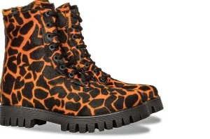 Uomo GUIDOMAGGI Anfibi>Orange Giraffe - stivali in Pelle Da 6 a 10 cm più alto