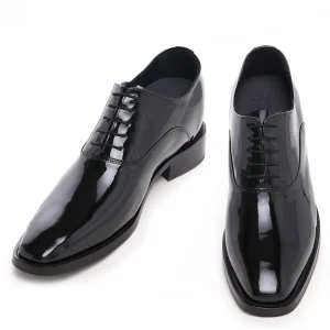 Uomo GUIDOMAGGI Cerimonia | Stringate>Orvieto - Classiche  scarpe rialzanti in Pelle Vernice da 6 a 8 cm più alto