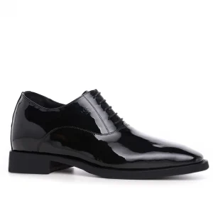 Uomo GUIDOMAGGI Cerimonia | Stringate>Orvieto - Classiche  scarpe rialzanti in Pelle Vernice da 6 a 8 cm più alto