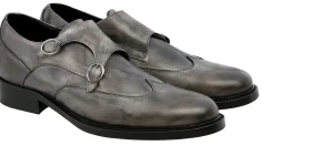 Uomo GUIDOMAGGI Fibbie>Ostuni - Classiche Scarpe con Rialzo in Pelle Pieno Fiore. Da 6 a 8 cm più alto