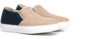 Uomo GUIDOMAGGI Slip-on>Otranto - Slip-On con rialzo interno in Tessuto fino a 6.5 cm più alto