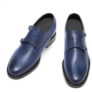 Uomo GUIDOMAGGI Fibbie>Palma De Mallorca - Classiche scarpe rialzate in Pelle Pieno Fiore da 6 a 8 cm più alto