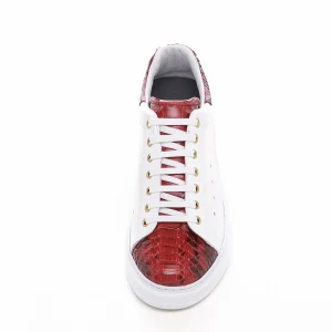 Uomo GUIDOMAGGI Scarpe In Pelle Esotica | Sneakers>Pamplona - Sneakers Esotiche con rialzo in Mix Pelle da 6 a 8 cm più alto