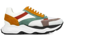 Uomo GUIDOMAGGI Sneakers>Paraty - Sneakers con rialzo da uomo in Mix Pelle/Tessuto fino a 11 cm più alto