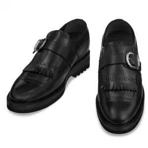 Uomo GUIDOMAGGI Fibbie>Parioli -scarpe con rialzo parioli in Pelle Da 6 a 8 cm più alto