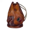 GUIDOMAGGI Pratesi Bags>Patagonia Bag - Borsone a sacco Pratesi in Pelle Pieno Fiore