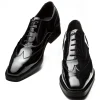 Uomo GUIDOMAGGI Cerimonia | Stringate>Perugia - Classiche  scarpe uomo con rialzo  in Pelle Vernice Fino a 8 cm più alto